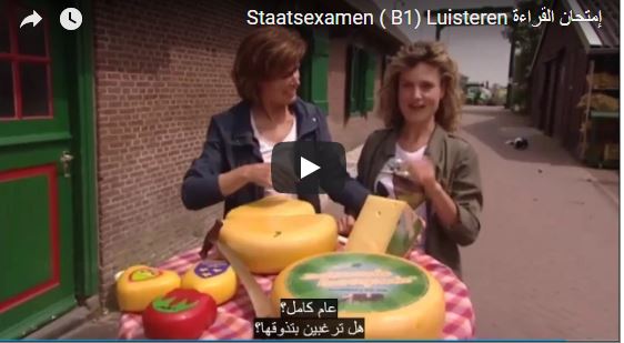 فيديو مترجم : إمتحان القراءة Staatsexamen B1