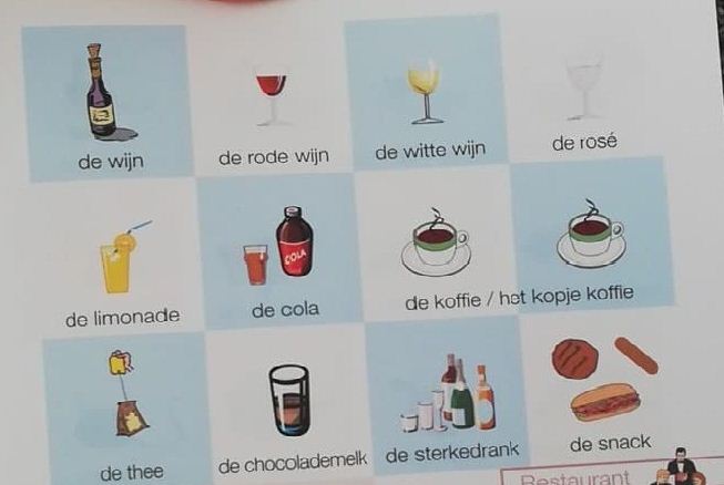 كلمات هولندية مهمة تستخدم في محل كفي cafe علي موقع تعليم اللغة الهولندية