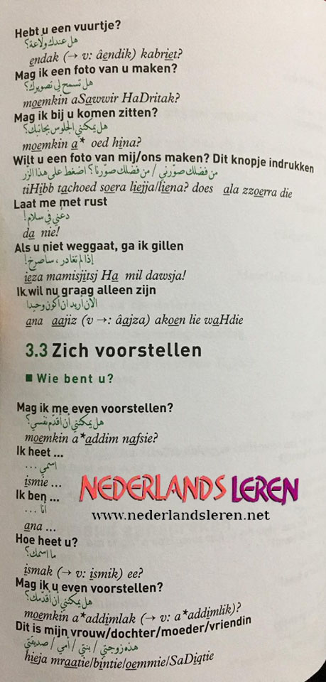 الجزء الاول من الجمل المفيدة لتعليم اللغة الهولندية 2022